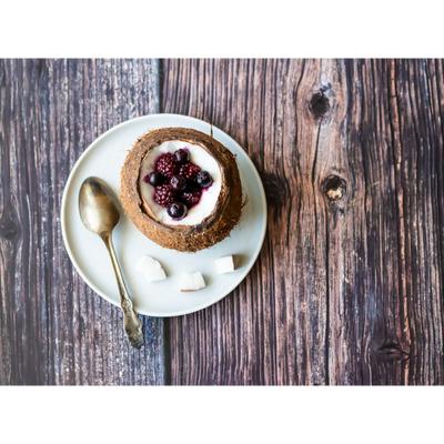 Vegan Coconut Berry Yogurt