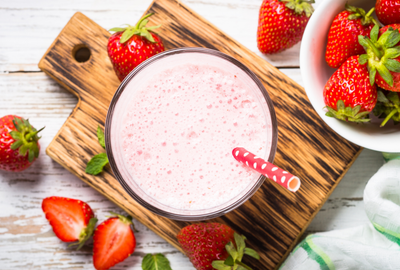 Strawberries and Cream Smoothie